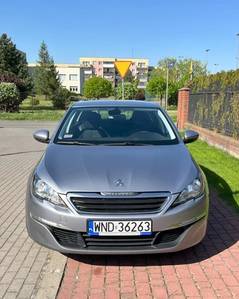 Peugeot 308 cena 34500 przebieg: 45000, rok produkcji 2013 z Sieraków małe 79